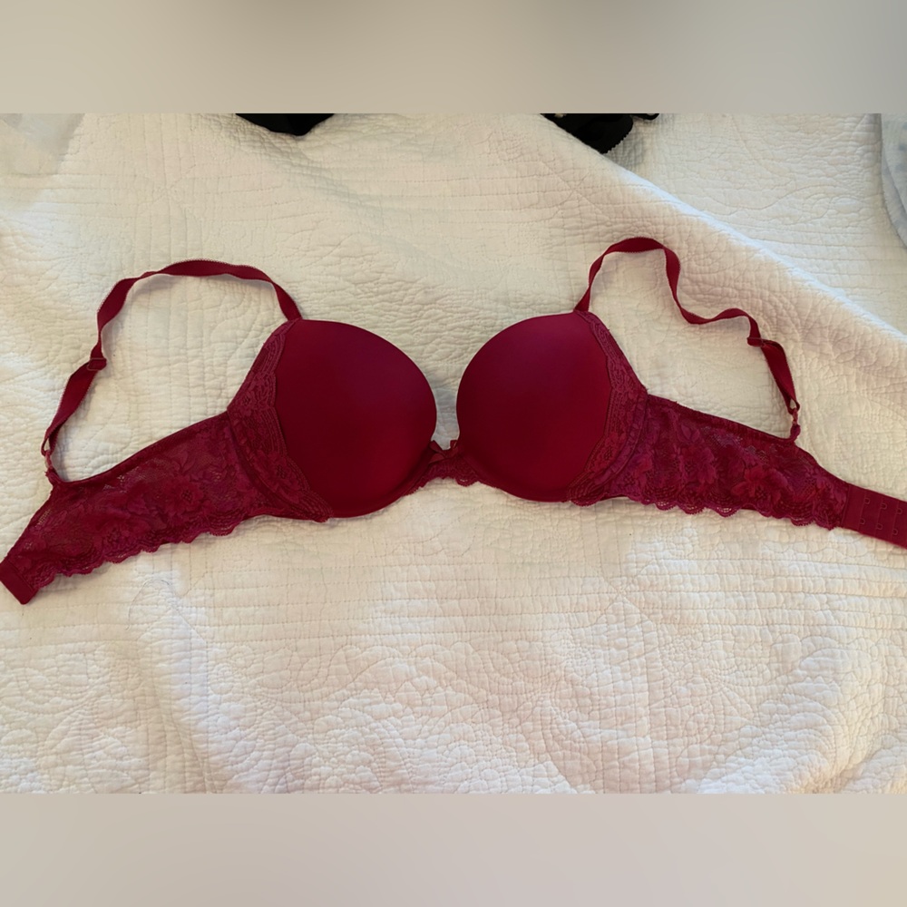 Elegant Maroon VS Lace Bra